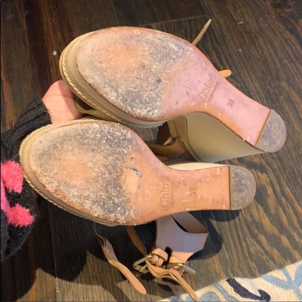 Chloé Wedges size 38 - Picture 5 of 5